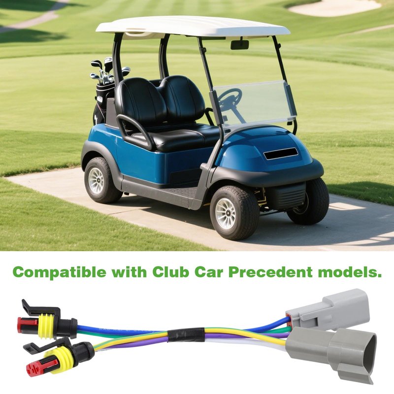 Roykaw Golf Cart MCOR 3 & 4 Adapter Harness Compatible with Club Car Precedent, Output Regulator for Motor Controller, Convert Old to New MCOR 3 or 4, OEM# 103890801