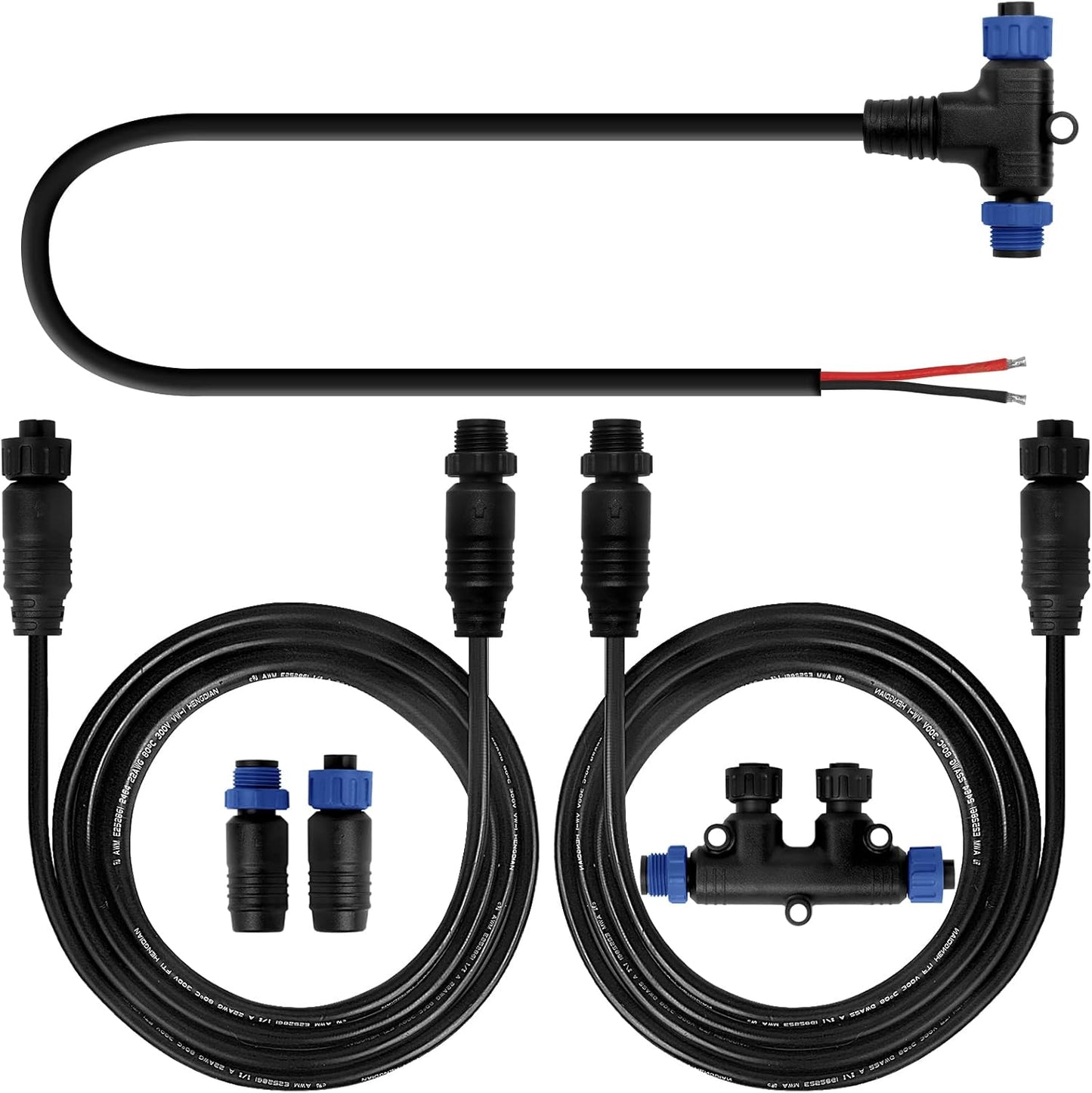 NMEA 2000 Starter Kit - Marine Grade Network Cables & Accessories for Lowrance, Simrad, Garmin