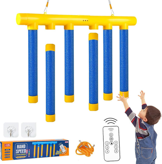 JYHZMJ Reflex Drop Sticks Challenge Game - 3 Adjustable Speed Modes, Hand-Eye Coordination & Reaction Training Toy, Fun Catch Falling Sticks Game for Kids, Adults