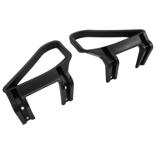 ECOTRIC Golf Cart Pair Seat Handle Compatible with 1994-Up EZGO TXT Gas or Electric Replacement for 71701-G01 71702-G01 Arm Rest Hip Restraints Left & Right Side Black Plastic
