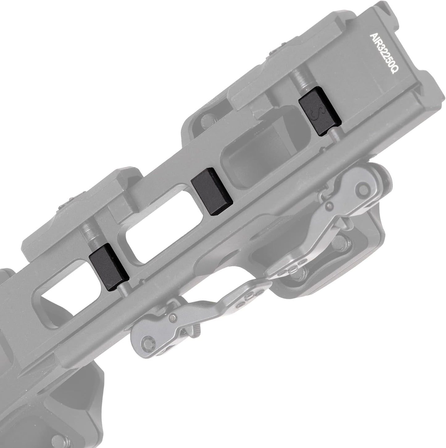UTG ACCU-SYNC QR 30mm Scope Mount - High Profile with 50mm Offset | Sleek Black Finish