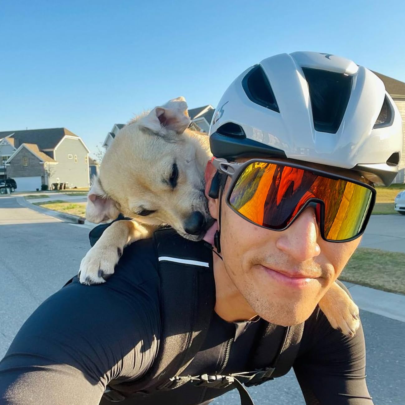 SEKKAF Polarized Sports Sunglasses - UV Protection Cycling Glasses for Men & Women | Ideal for Running & Fishing