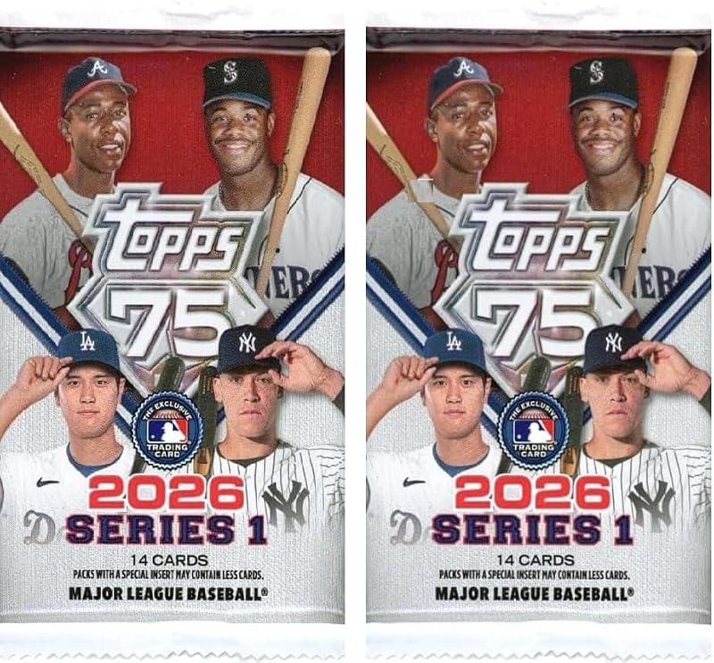Exclusive Factory Sealed 2026 Topps Series 1 Baseball MEGA Foil Pack - 14 Mint Cards