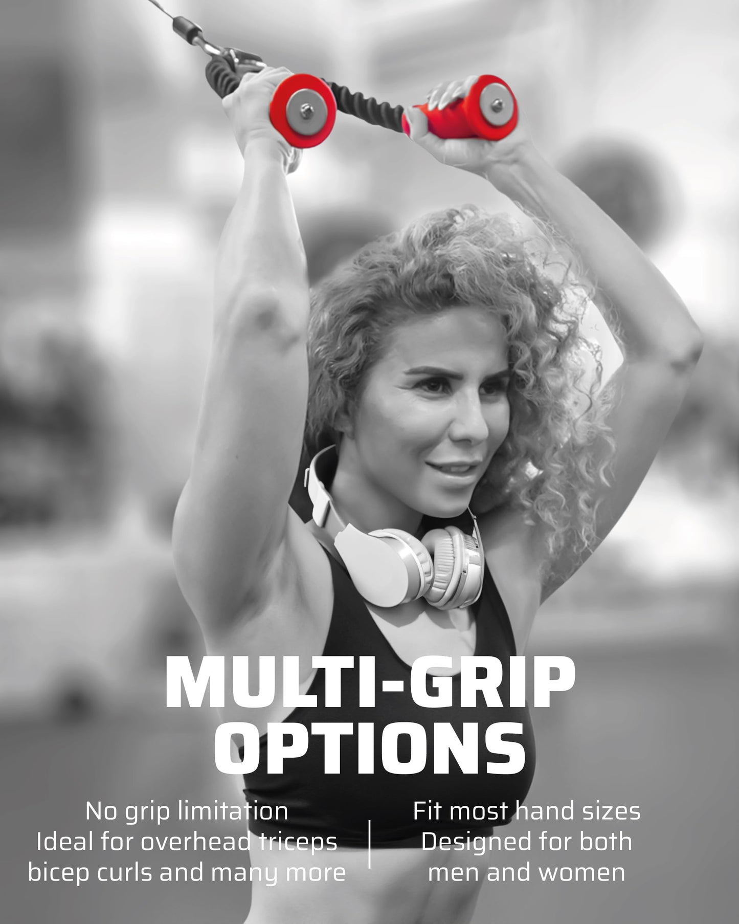 THEFITGUY 2 Ergonomic Tricep Ropes | 30" & 16.5" | Non-Slip Cable Attachment | Wrist Pressure Relief | Grip Strength, Forearm Activation | Home & Commercial Gym Accessory, For Cable Machine, Smart Gym