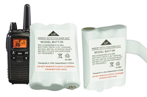 2X BATT3R Rechargeable Battery Pack Replacement for Midland BATT3R BATT-3R, AVP14 LXT600 LXT-600 LXT630 LXT630X3 LXT633 T50, T60, T51, T61, T55, T65, X-Talker Walkie Talkie Radios Batteries 1000mAh