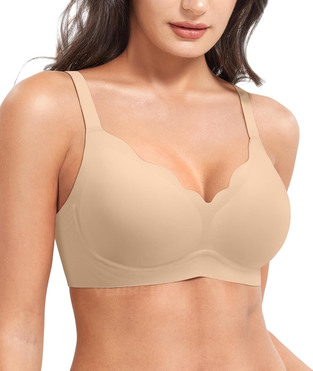 YEOREO Wireless Push-Up Bra - Full Coverage Seamless Bralette for Ultimate Comfort & Support