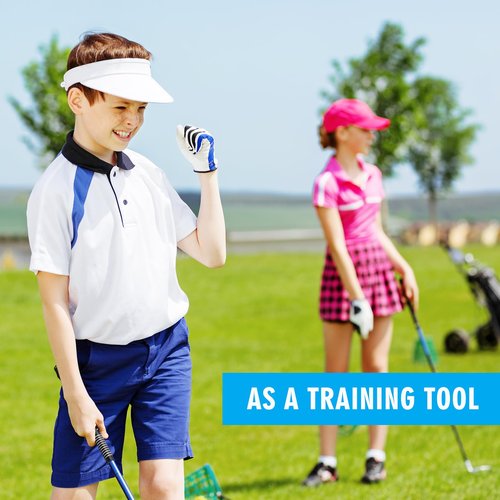 Arrowbash 4 Pcs Golf Training Grip Right Handed Swing Grip Trainer Aid Tool for Men Club Accessories, Black