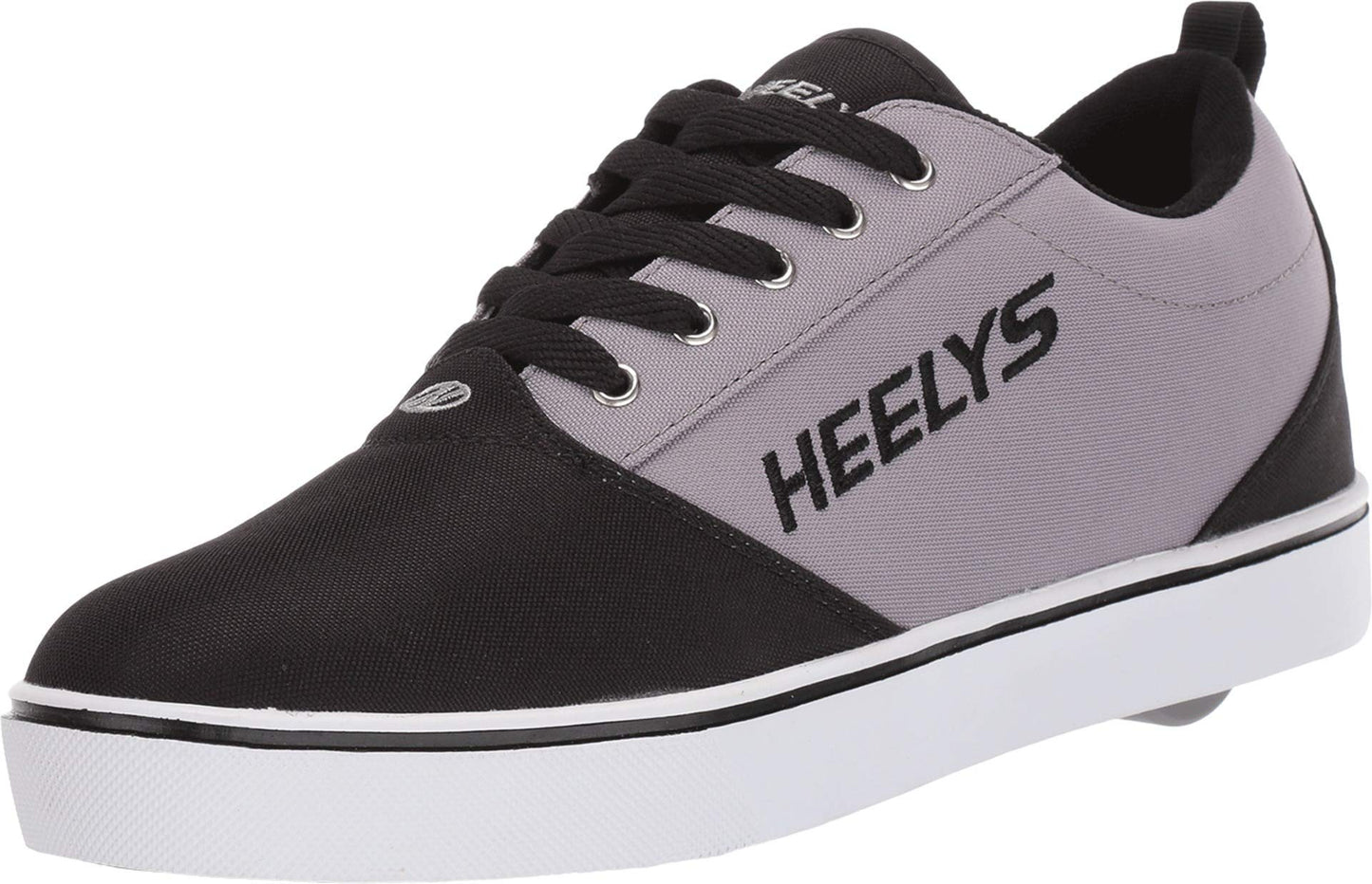 HEELYS Pro 20 (Little Kid/Big Kid) Black/Grey 4 Big Kid, 4 Men's, 5 Women's M