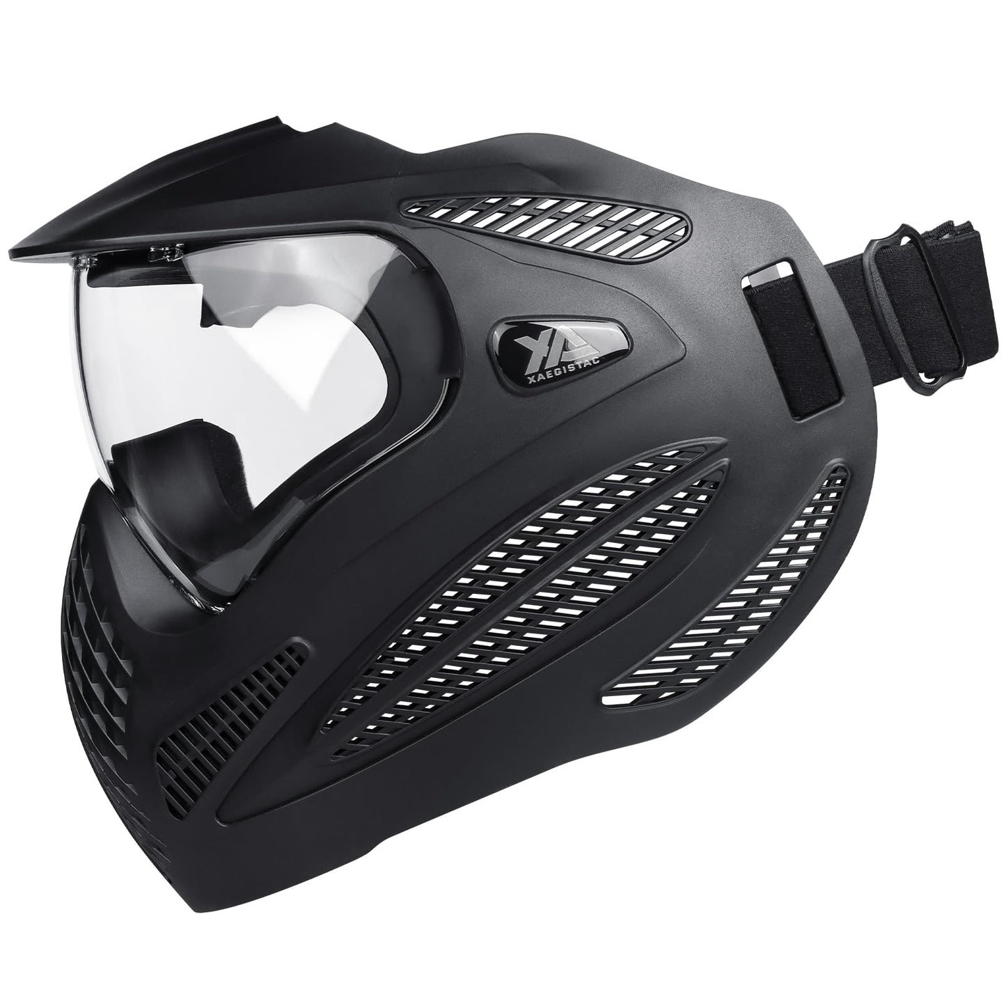 Xaegistac Paintball Mask-Intergrated Sun Visor Airsoft Mask