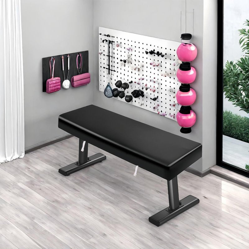 VeyoStories Weight Bench Cover, Workout Bench Cover, PU Leather with Plush Lining, Dustproof, Wtaerproof, Anti-Slip.Protection for Adjustable Flat Weight Exercise Fitness Gym Bench.(Cover only)