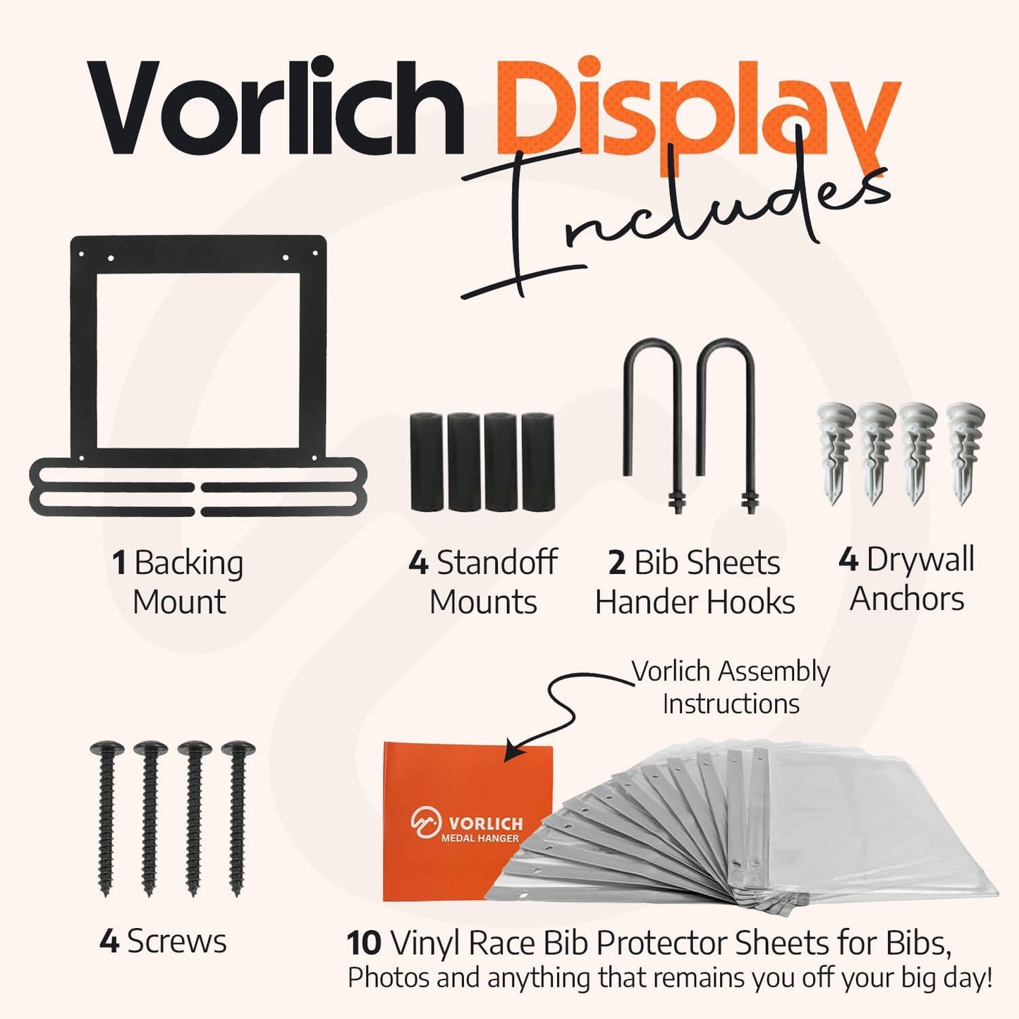 Vorlich Ultimate Running Gift Bundle - 13-Piece Running Gift Box with Race Bib & Medal Display