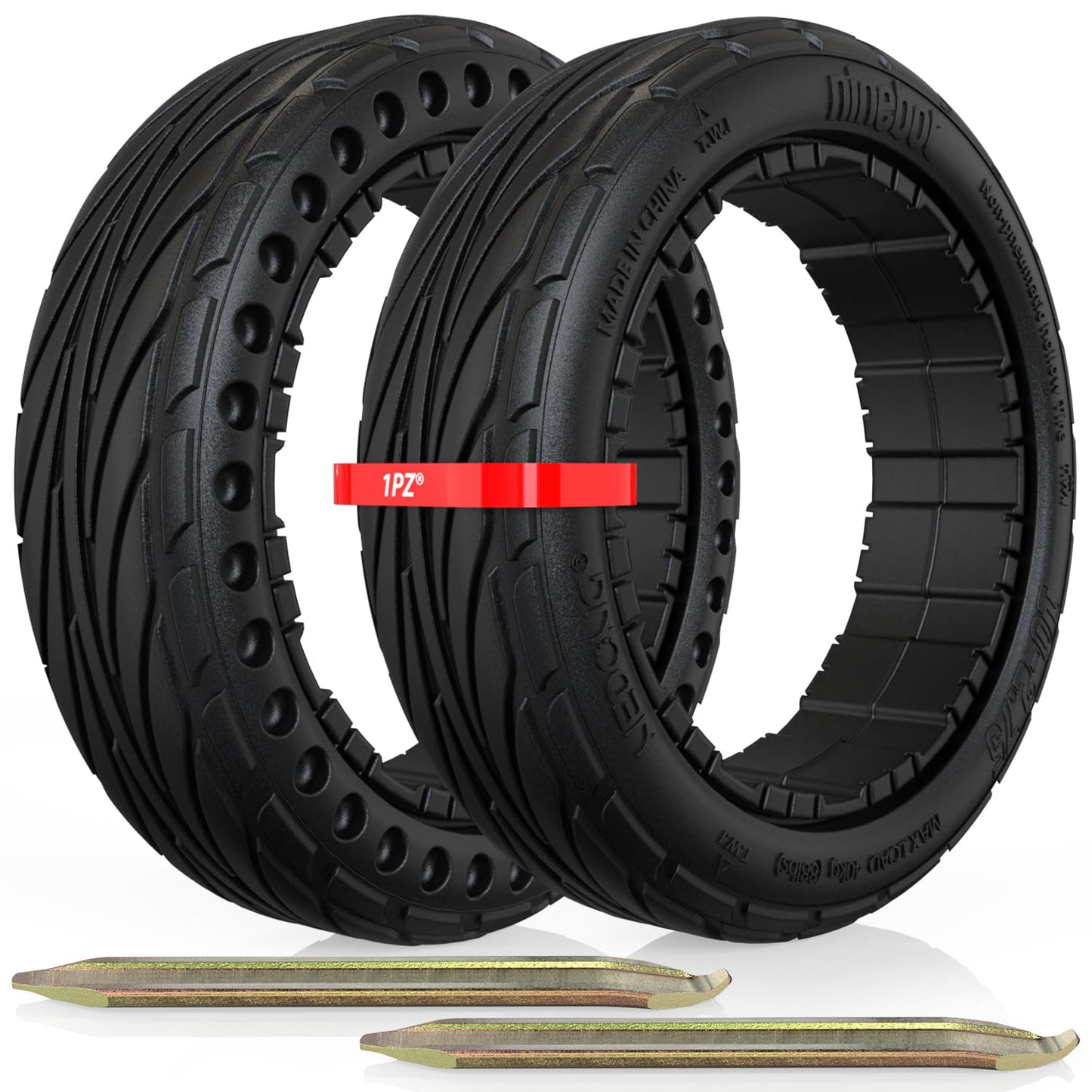 1PZ Comfort Tire 10-2.75 for Electric GoKart Pro and Gokart Bundle Rear Tire, Replacement for Ninebot by Segway S-MAX Self Balance Scooter, Gokart(with Ninebot S Max)