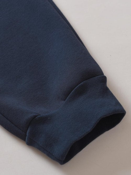 Pintage Women's Petite Joggers Fleece Sweatpants with Pockets XL Navy