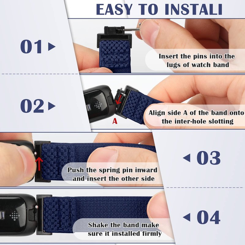 Bcuckood Compatible with Fitbit Inspire 3/Inpsire 2/Inspire/Inpsire HR/Ace 2/Ace 3 Bands, Elastic Adjustable Replacement Wristband Women Men Kids Stretchy Soft Sport Nylon Loop Straps