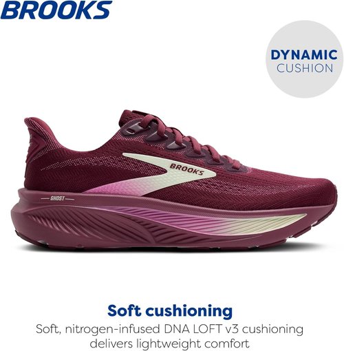 Brooks Women's Ghost 17 Running Shoe - Lightweight Comfort & Support | Ideal for All Distances