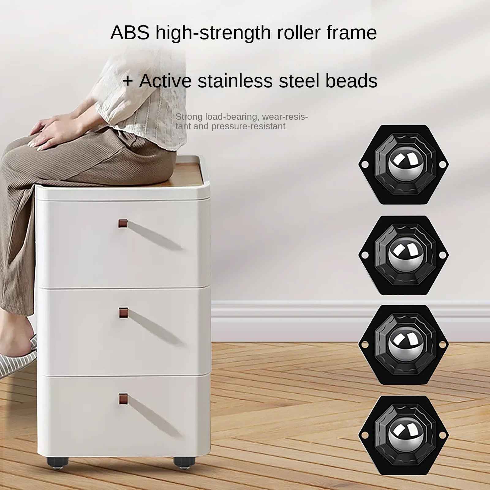 12 Pack Self Adhesive Caster Wheels, Swivel Wheels for Furniture, Load Capacity 30 LBS Per Caster Wheels 1 Inch, Low Profile Paste Universal for Storage Box, Small Appliance Storage Bins (Black, 12)