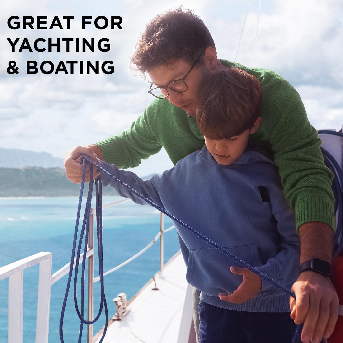 TECEUM Rope – 90 Feet x 1/4 Inch (7mm) – Purple – Strong All-Purpose Utility Rope – Camping, Crafting, Flag Pole, Indoor & Outdoor – Polypropylene Nylon Poly Lightweight Diamond Braided Cord