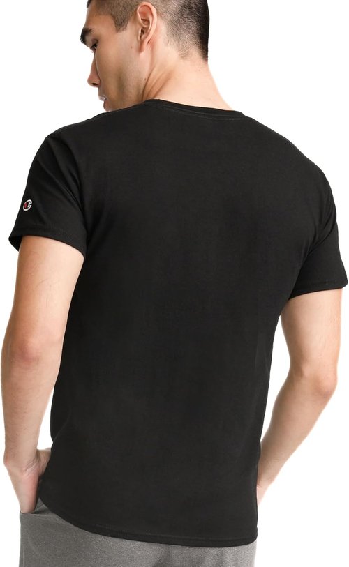 Champion Men's Classic Short Sleeve T-Shirt - Midweight 100% Cotton | Regular & Big & Tall Sizes