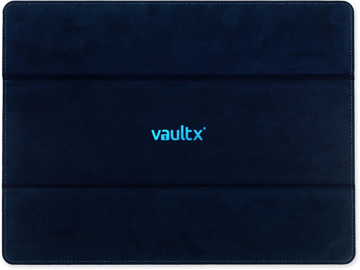 Vault X Trading Card Storage Box - Premium Exo-Tec Material, Detachable Magnetic Lid & Dividers | Organize TCG & Sports Cards (Blue)