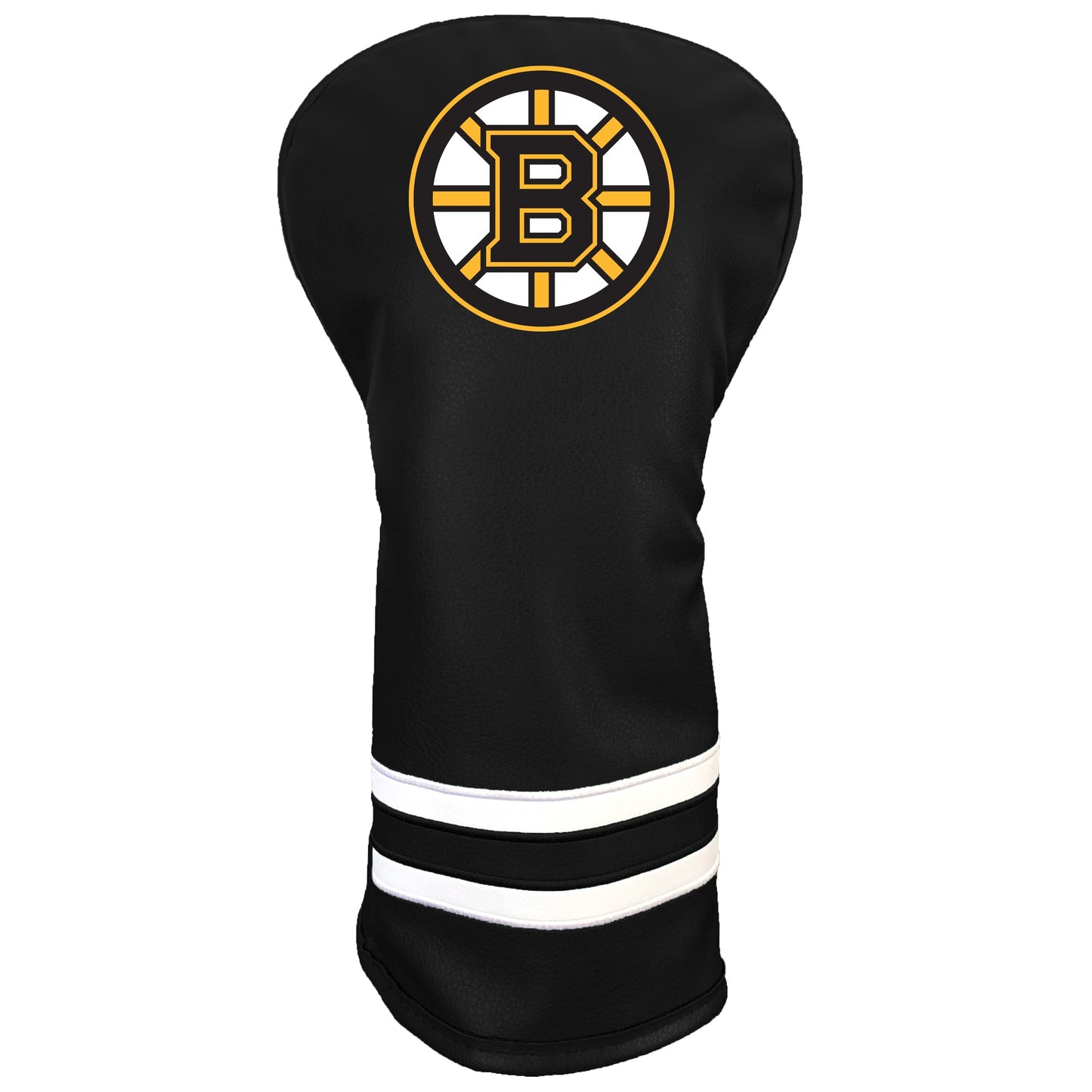 Team Golf NHL Boston Bruins Vintage Driver Headcover - Printed Team Golf NHL Vintage Driver Golf Club Headcover, Form Fitting Design, Retro Design with Fleece Lining for Extra Club Protection