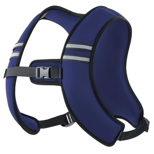 ZELUS Weighted Vest, Washable Z-Fit Soft Iron Weighted Vest for Women and Men, 5/10/15 lb Weight Vest with Reflective Strips & Adjustable Straps, Ultra Thin Weight Vest for Gym Strength Training (10lb) Deep Blue