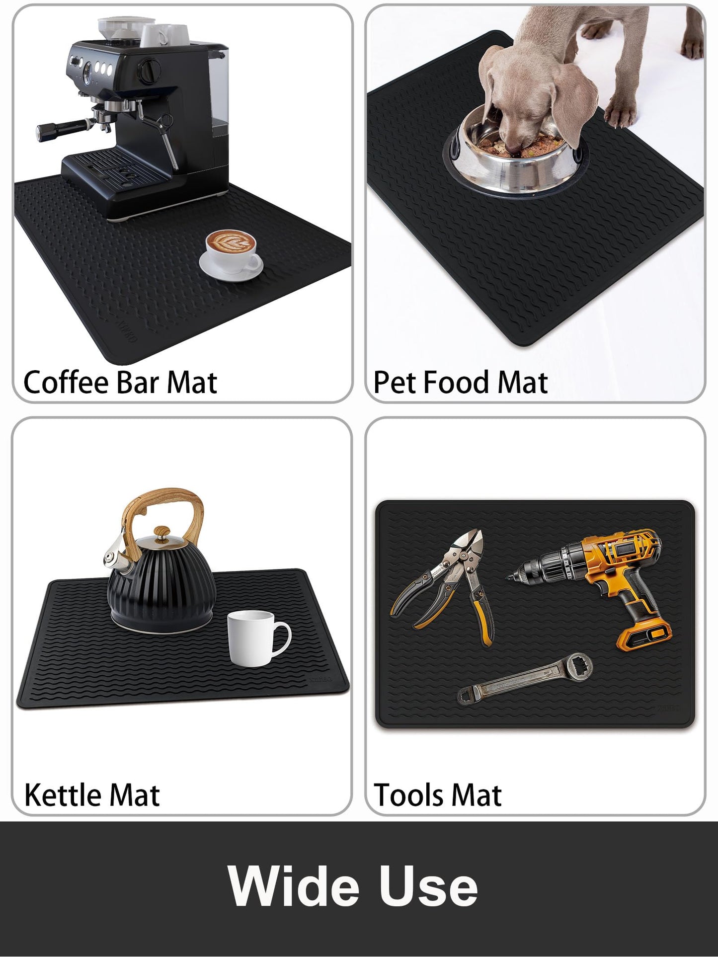 XiFEO Stove Top Covers for Electric Stove, Food Grade Heavy Duty Silicone Glass Stove Top Cover Protector, Induction Cooktop Protector, Heat Resistant Range Ceramic Stove Top Covers Mat, Oven Cover