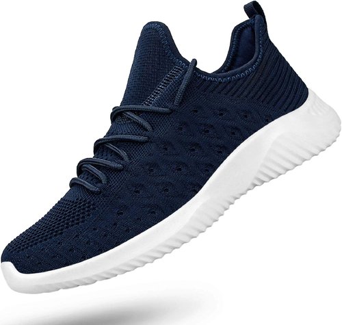 Feethit Men's Slip-On Walking Shoes - Lightweight & Breathable Non-Slip Sneakers for Comfort