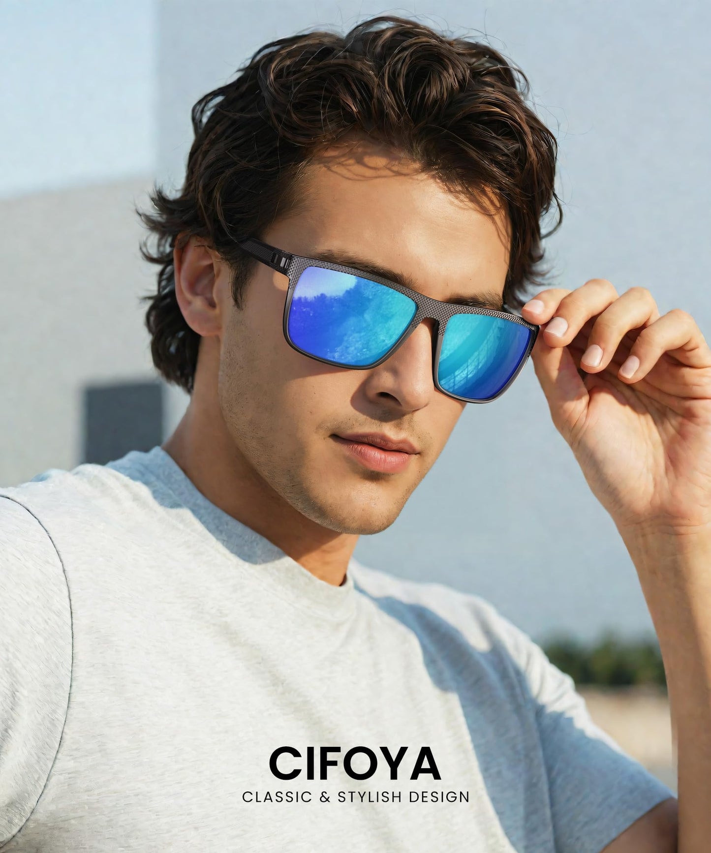 CIFOYA Sunglasses-Men Polarized Mens Sunglasses: Classic Women Sun Glasses UV400 Protection for Fishing Driving Golf 5PACK