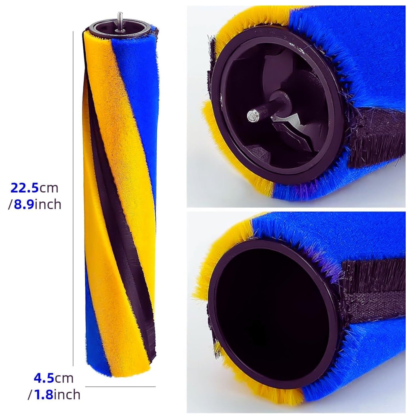 Premium Laser Slim Fluffy Brush Bar Replacement for Dyson Laser Slim Fluffy Cleaner Head & Fluffy Optic Cleaner Head, Fits Dyson V12 Series, V15 Series, V15 Detect, Outsize, Gen5detect, Part 971634-01