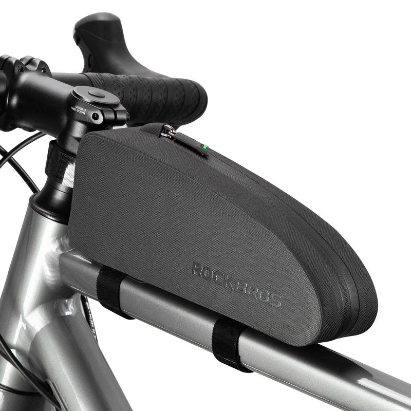 ROCKBROS Bike Top Tube Bag Bicycle Front Frame Bag Waterproof Bike Pouch Pack/Phone Bag Cycling Accessories Pouch for Mountain Road Bike Medium