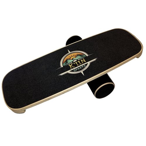 Kiin Balance Board Trainer, adjustable stoppers – Indo Board, Balancing Board for Surfing, Core Training, Wobble Board for Skateboarding, Surfing, Skating, Yoga and Fitness.