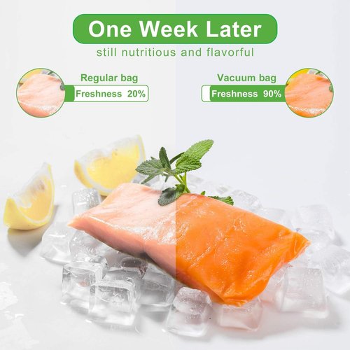 FoodSaver Vacuum Sealer Bags - 200 Quart, 8x12 Inch, BPA Free, Heavy Duty for Meal Prep & Sous Vide