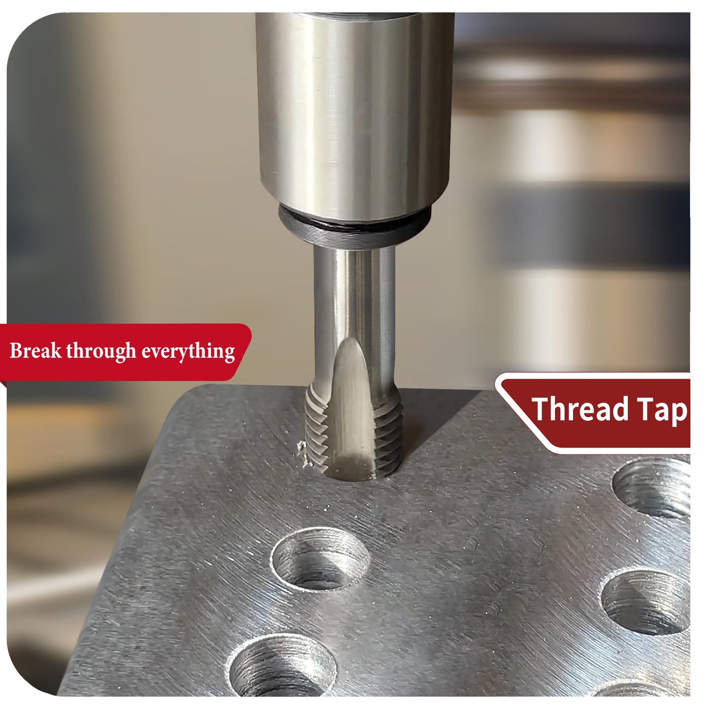 M12X1.25 Tap and Die Set, Metric Right Hand M12 x 1.25 Tap Die Set, M12 x 1.25 mm High-Speed Steel Thread Milling Tap and Die Suitable for Various Metals