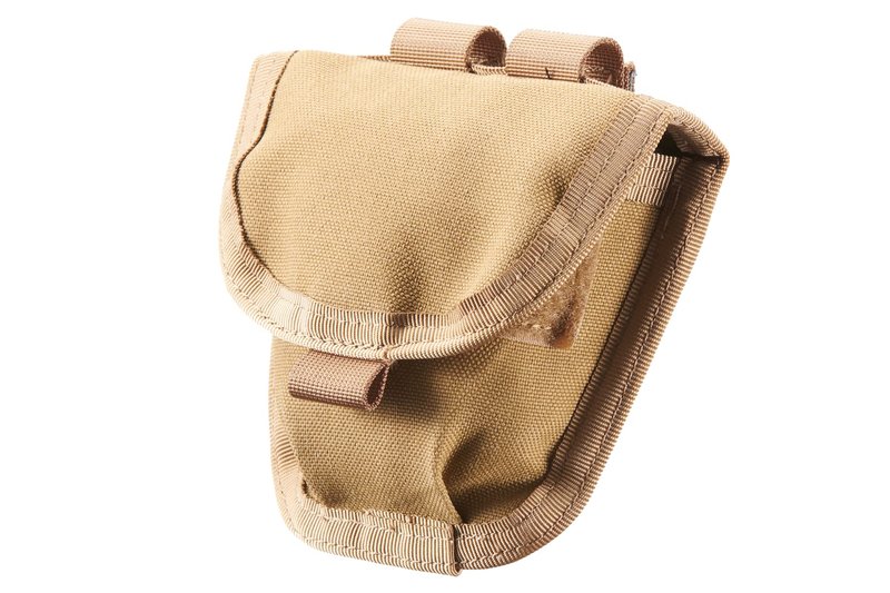 Single Airsoft Pistol Magazine Tactical Handcuff Pouch - Code 11(Color: Tan)