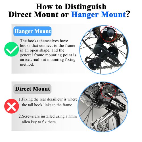 Silver Rear Derailleur RD-TY21B for 6/7 Speed Bike, Hanger Mount Compatible Mountain Bike, Kids Bike, Commuter and Cruiser Bicycle Replacement Part