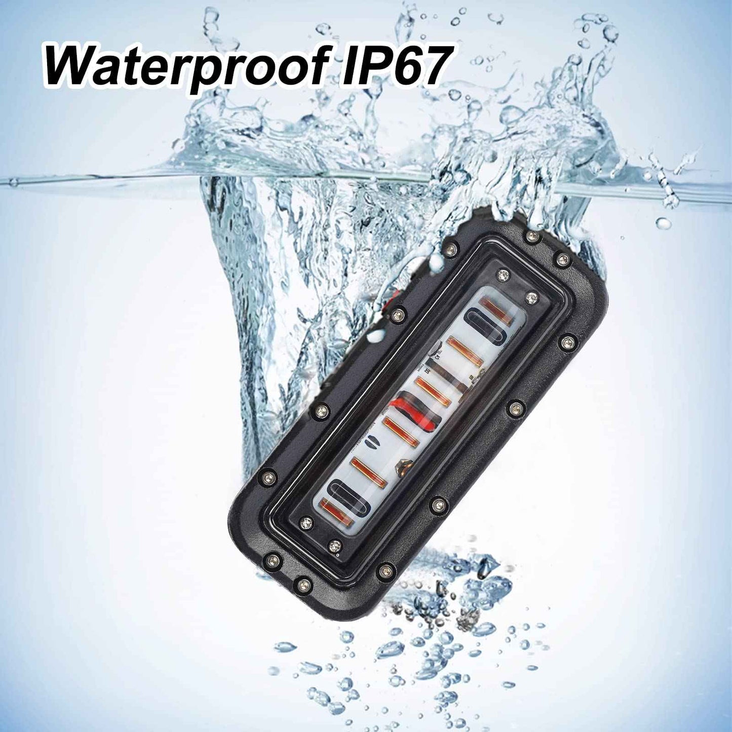 Forklift Safety Light LED Upgrade, Red Zone Danger Forklift Warning Light, Red Line Boundary Warehouse Work Lights Truck Security Indicator Lamp- 2Pack