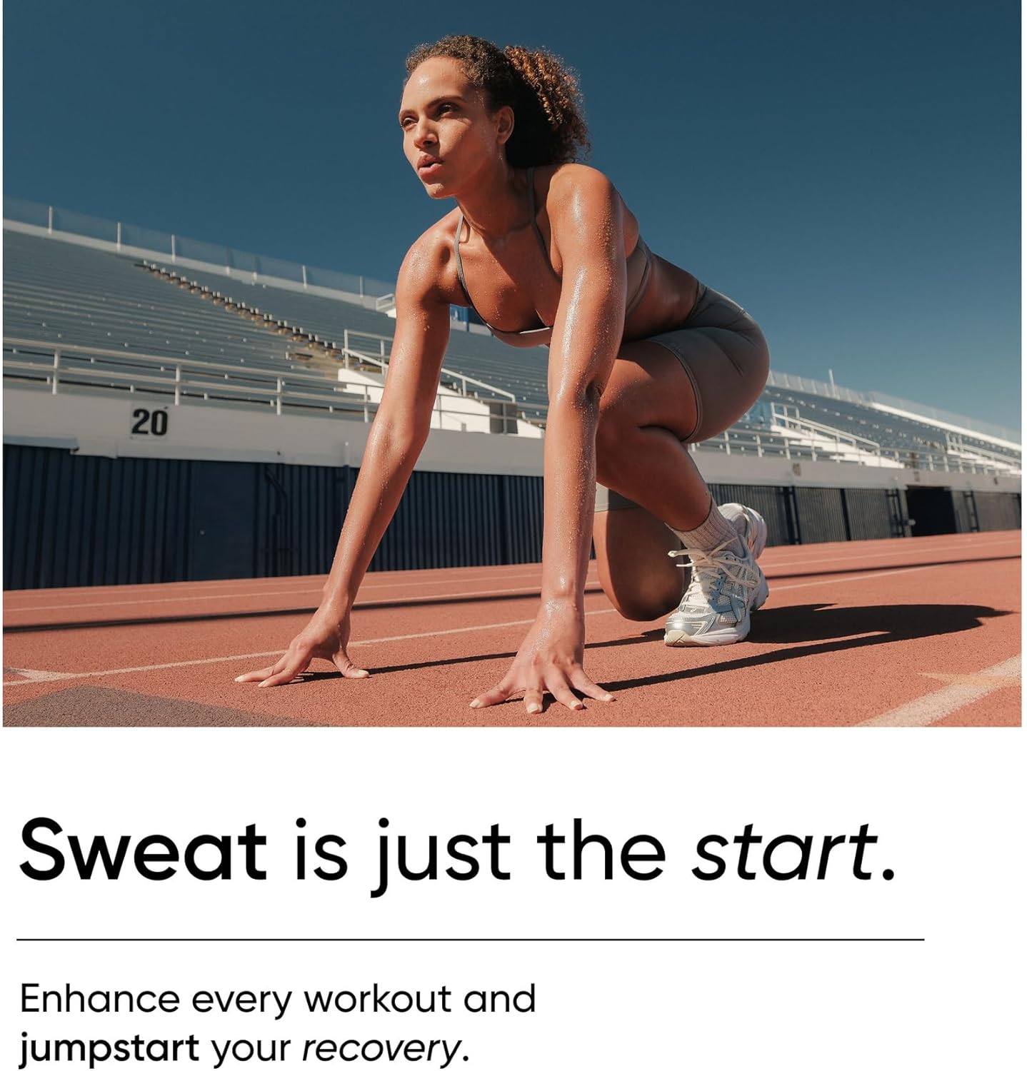 Sports Research Sweet Sweat Workout Enhancer Gel - Maximize Exercise & Sweat Faster | 6.4oz Stick