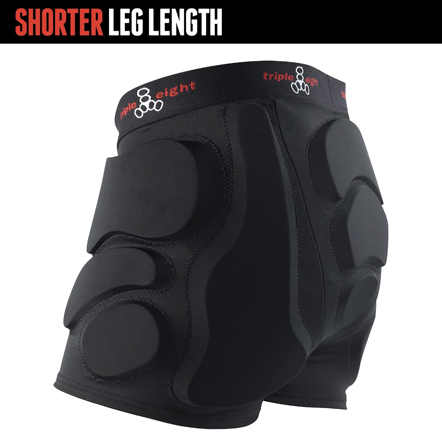 Triple Eight RD Bumsaver Women's Padded Shorts for Roller Derby, Skateboarding and Skating, Small