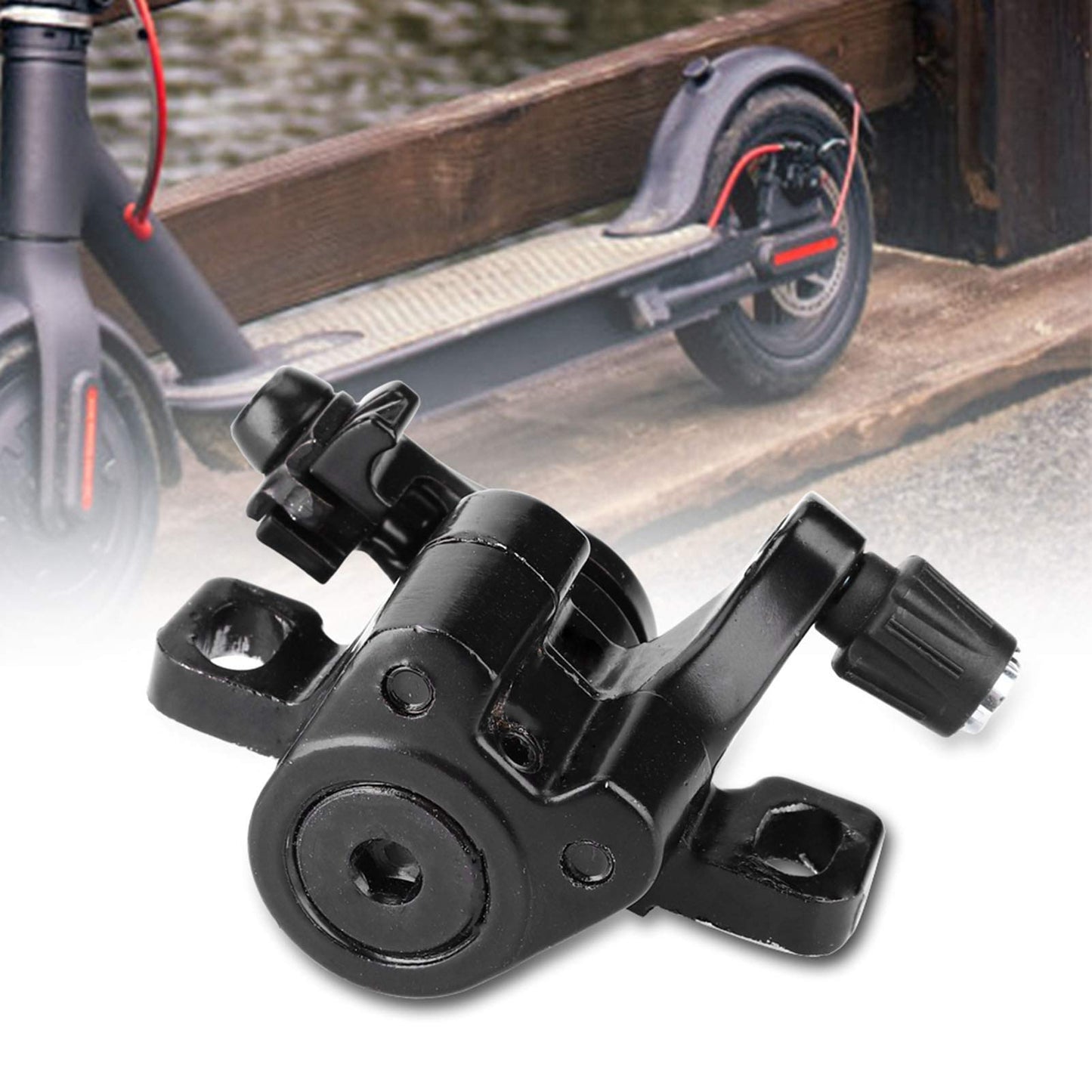 Honio Black Scooter Brake Device with 50mm Hole Electric Scooter Brake for Brake Electric Scooter