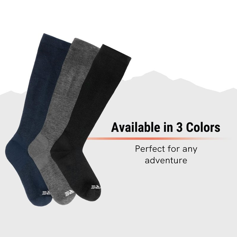 Pure Athlete Alpaca Compression Socks – 15-20mmHg Support for Running, Hiking, Travel & Recovery for Men & Women - USA Made