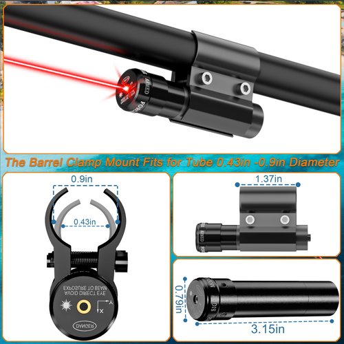 SZWRSKJ Rechargeable Laser Sight Fit for Slat Gun 4.0, 3.5, 3.0, 2.5, 2.0, Beam Scope for Rifle with Charger, Airsoft BB Pump Rifle Add-On Accessories