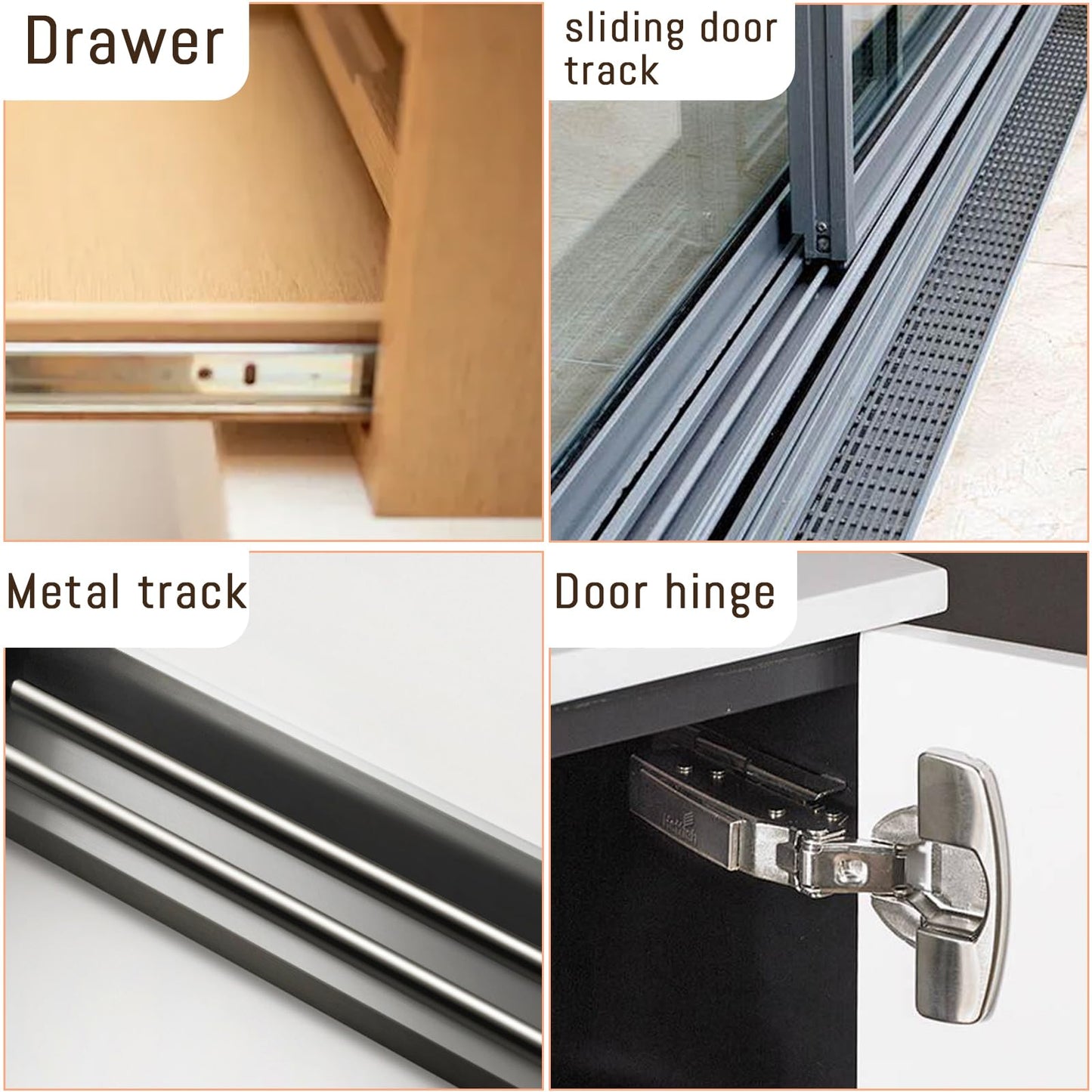 Wood Lubricant,Drawer Wax,5oz Multi-Purpose Paste Wood Wax for Home,Restore & Maintain Wooden Slide,Loosen Drawer Slide,Drawers, Doors, Hinges,Eliminate Sticking & Noise