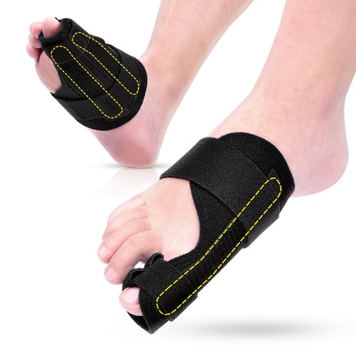 Broken Big Toe Splint Brace, Fracture Big Toe Protector for Dislocations, Injuries, Sprains, Support with 2 Stainless Steel Plate - Right