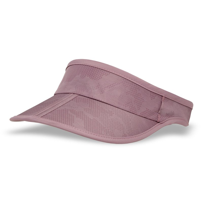 Sunday Afternoons Aero Visor Hat - Ultra-Light UPF 50+ Running Sun Visor for Men & Women, Breathable Athletic Cap for Golf, Tennis, Pickleball, or Outdoor Training, Eggplant Terrain, M/L