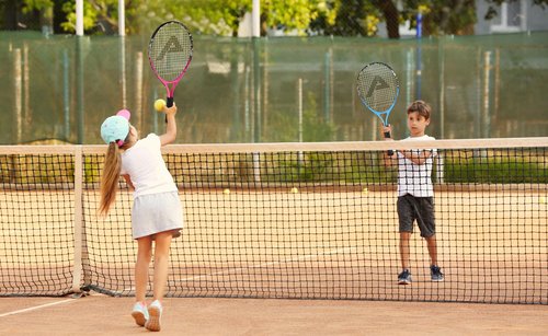 AMA SPORT Kids Tennis Racket for Junior Toddlers Starter Kit 17-25" for Girl Pink and Boy Yellow with 420D Nylon Shoulder Strap Bag, Graffiti Pink 17"