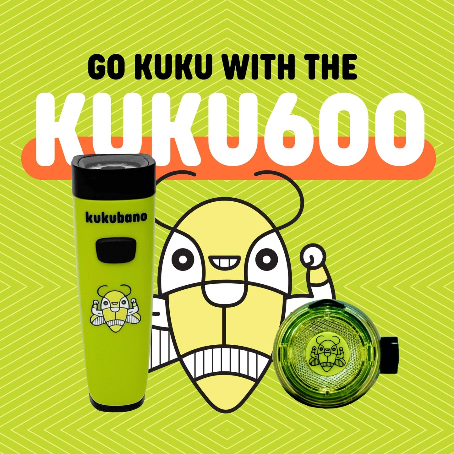 Kukubano LED Bike Light Set, USB Rechargeable Headlight and Taillight, Waterproof for E-Bikes, Scooters, and Mountain Bikes, 600 Lumens