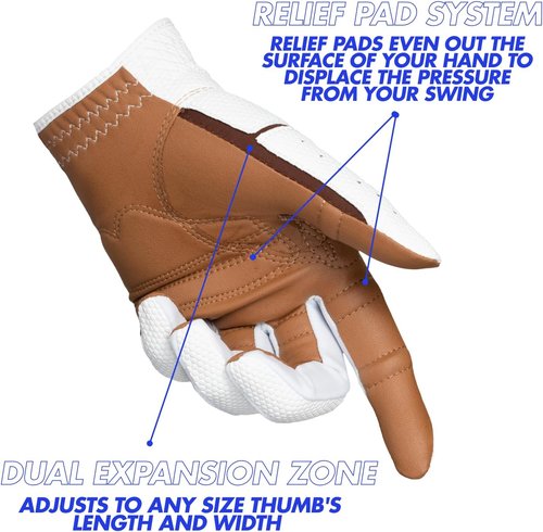 Bionic Women's Golf Glove - RelaxGrip 2.0 DX for Enhanced Comfort and Performance