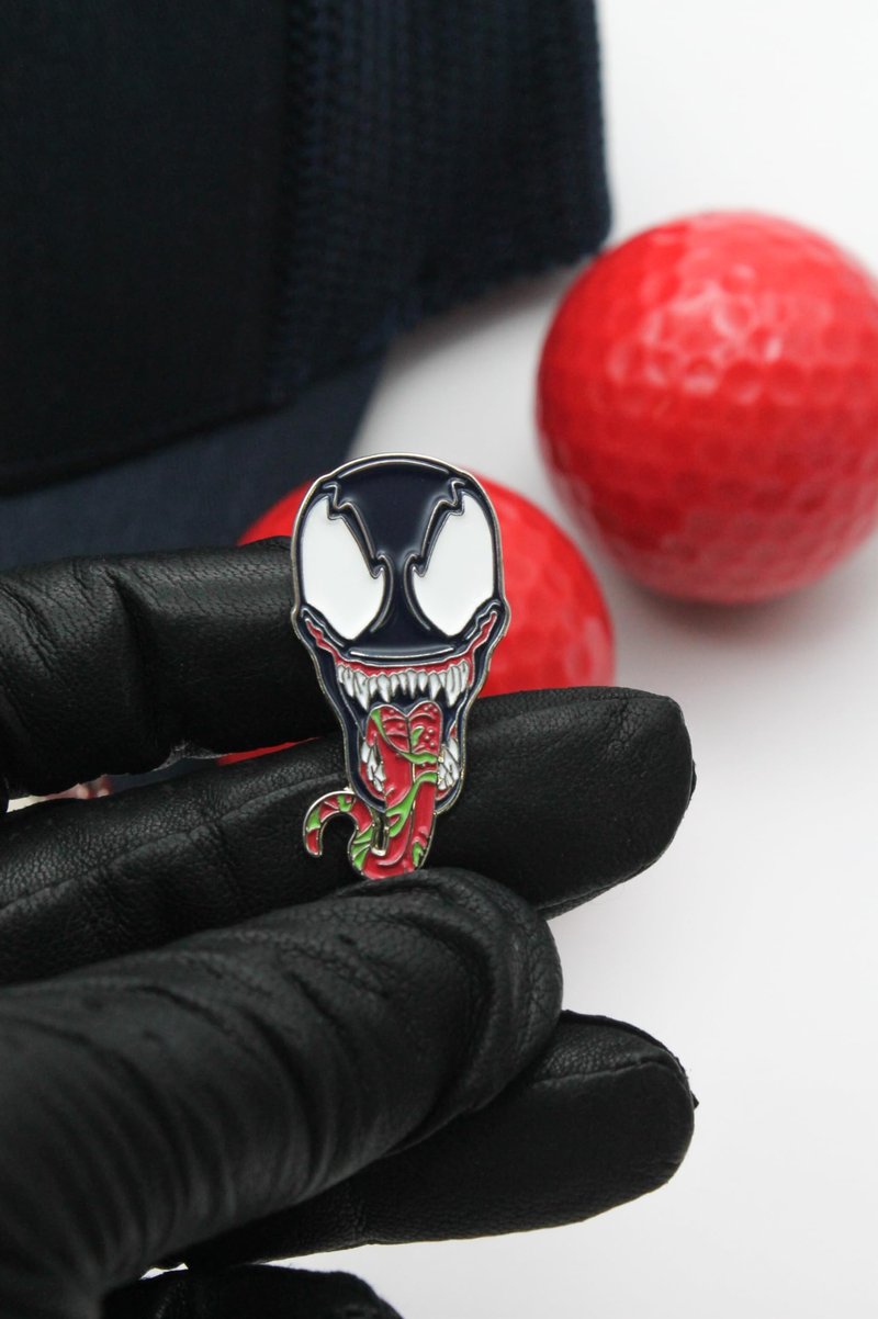 Mulligan Hooligan Golf Ball Marker + Magnetic Hat Clip, Funny and Unique Golf Gift, Premium Quality, The Perfect for Your Favorite Golfer, Golf Accessories for Any Occasions (Monster)