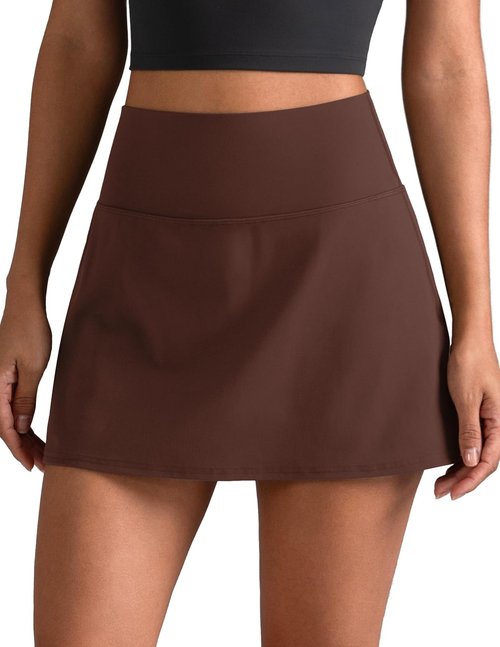 Colorfulkoala Dreamlux Skirts - High Rise Athletic Golf & Tennis Skorts with Pockets for Women