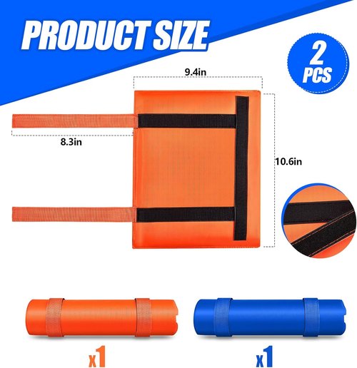 Deekin Paddle Float - 2/4 Pack for Kayak, Canoe & Surf Paddleboarding | Prevents Paddle Sinking